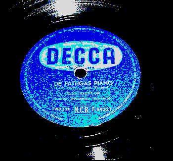 Leo Ferr's klassiker utgavs p svenska med Ulla Sjblom 10 juli 1956. Inspelad i Karlaplansstudion i Stockholm, den 19 mars. Decca F.44321  
